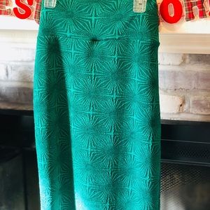 Brand new teal LuLaRoe Cassie skirt size small